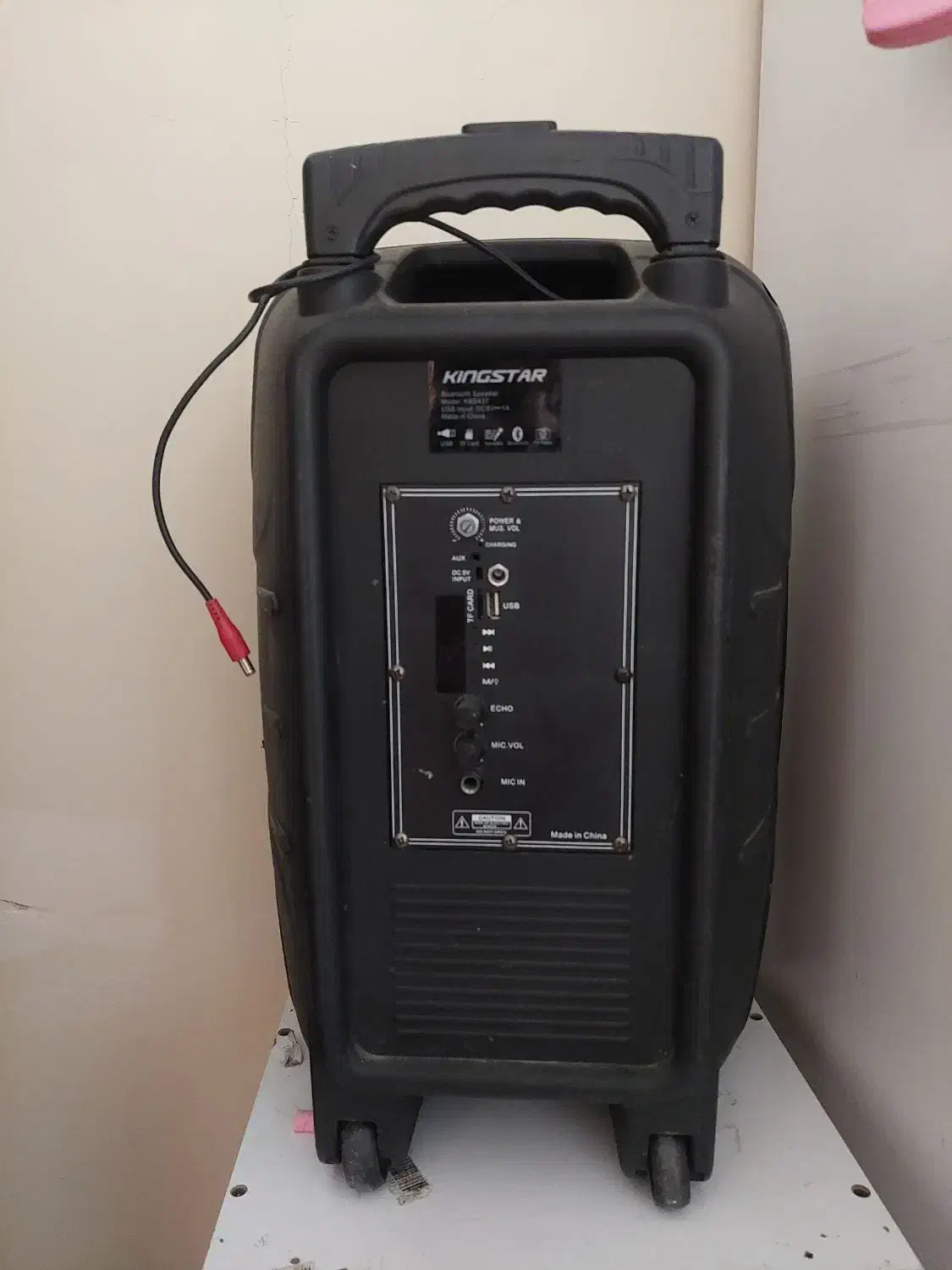 اسپیکر کینگ استار ارتفاع ۶۰ سانت سالم تمیز|سیستم صوتی خانگی|اصفهان, کشاورزی|دیوار