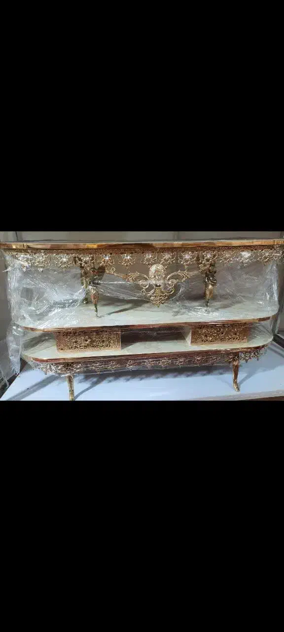 میز ال سی دی تمام برنز مدل خم|میز تلویزیون|قم, نیروگاه|دیوار