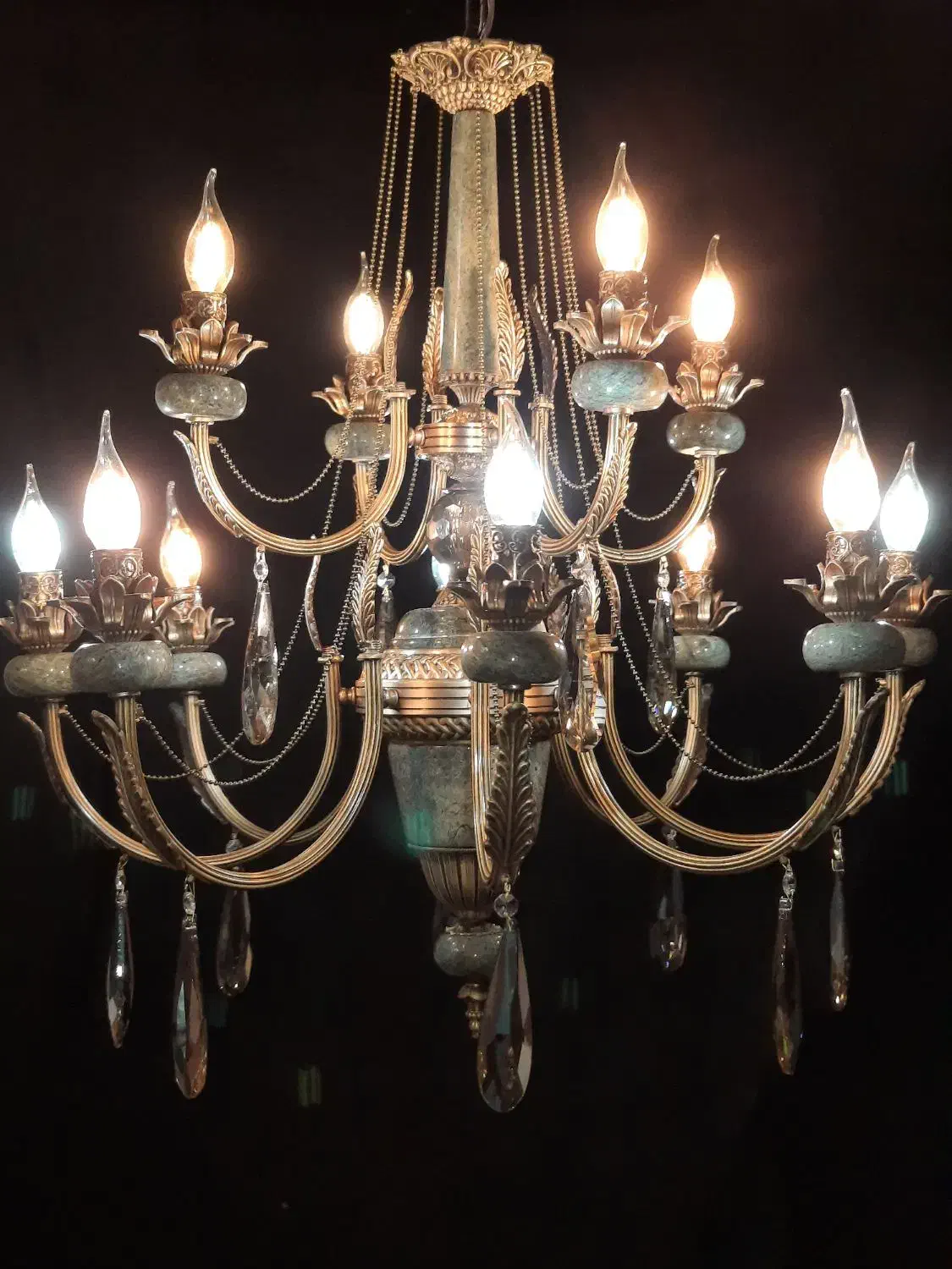 لوستر گلوریا ۱۲ شعله|لوستر و چراغ آویز|تهران, امیریه|دیوار