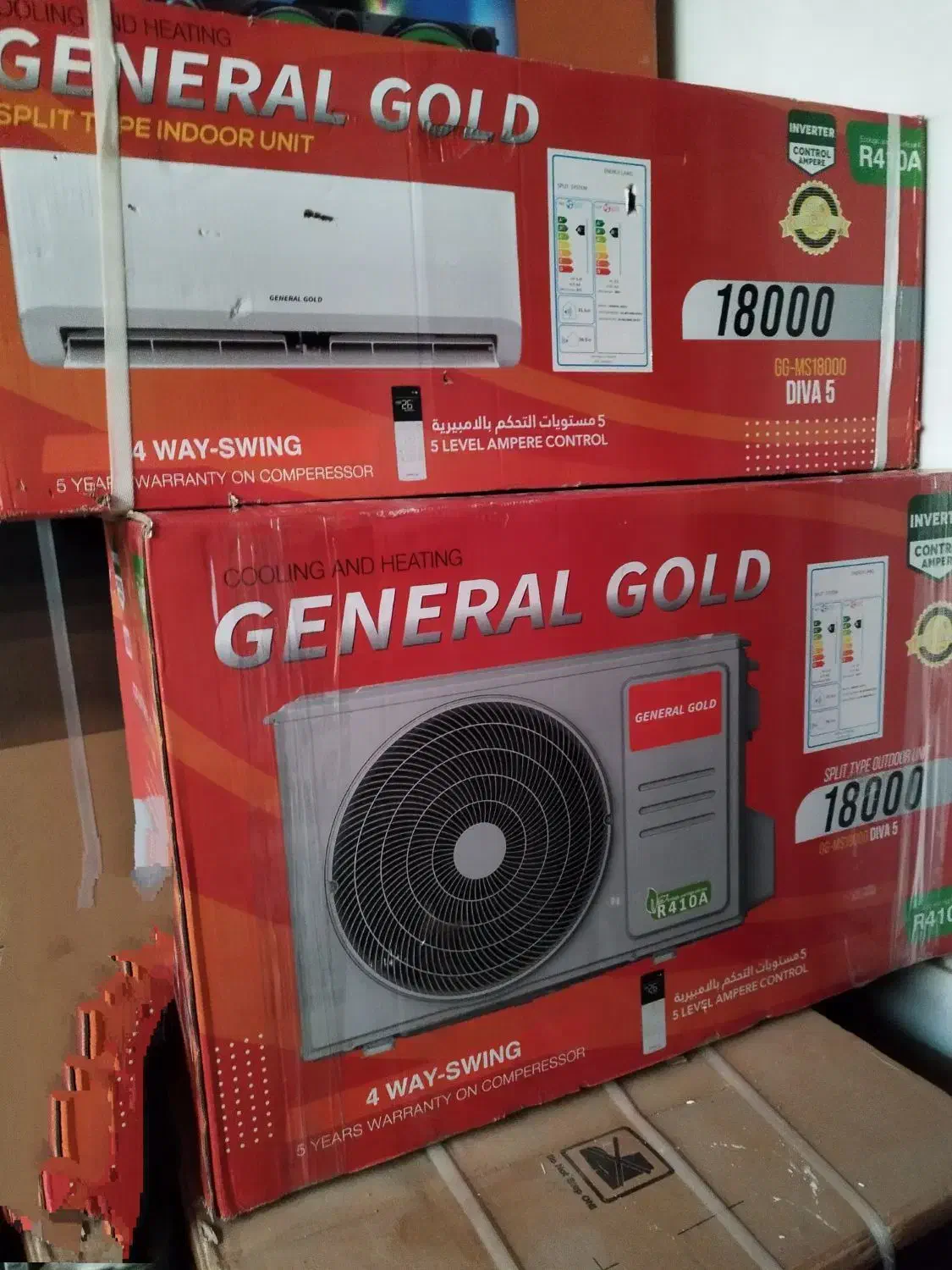 کولر گازی|کولر گازی و فن‌کوئل|سنندج, |دیوار