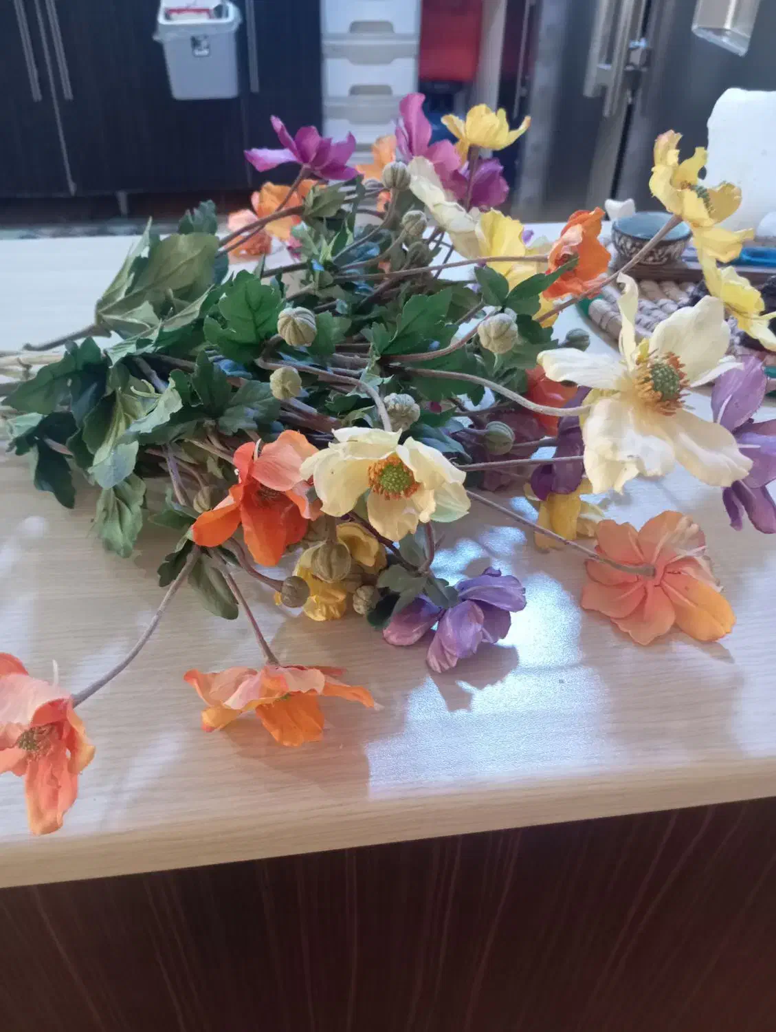 شاخه گل مصنوعی  یاس وارداتی|گل مصنوعی|ایذه, |دیوار