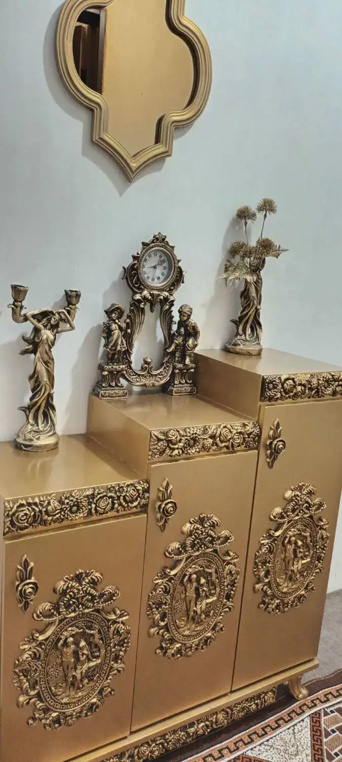 مبلمان ۹ نفره استیل ولوازم خانه۲۶/۰۰۰/۰۰۰میلیون|مبلمان خانگی و میز عسلی|قم, جمکران|دیوار