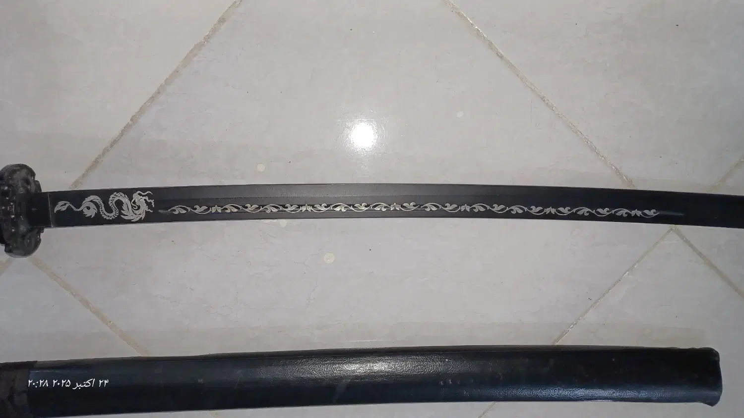 شمشیر کاتانا فولادی|کلکسیون اشیاء عتیقه|مشهد, هدایت|دیوار