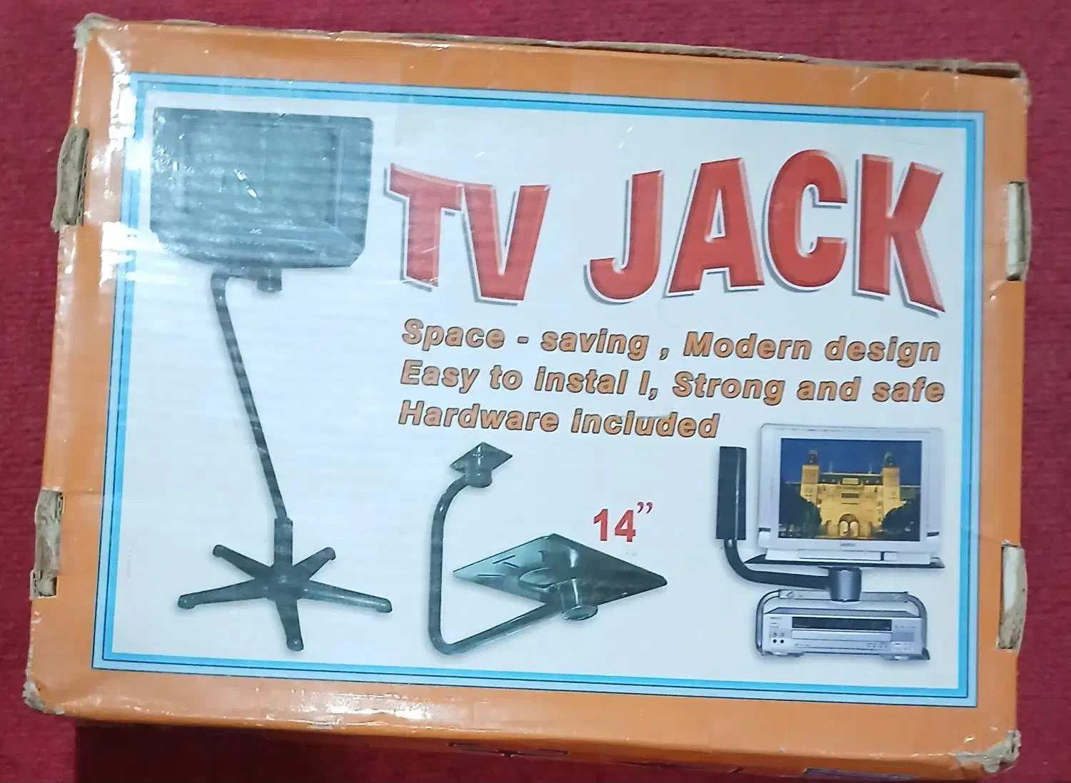 جک دیواری تلوزیون ۱۴اینچ|قطعات یدکی و لوازم جانبی|شیراز, سینما سعدی|دیوار