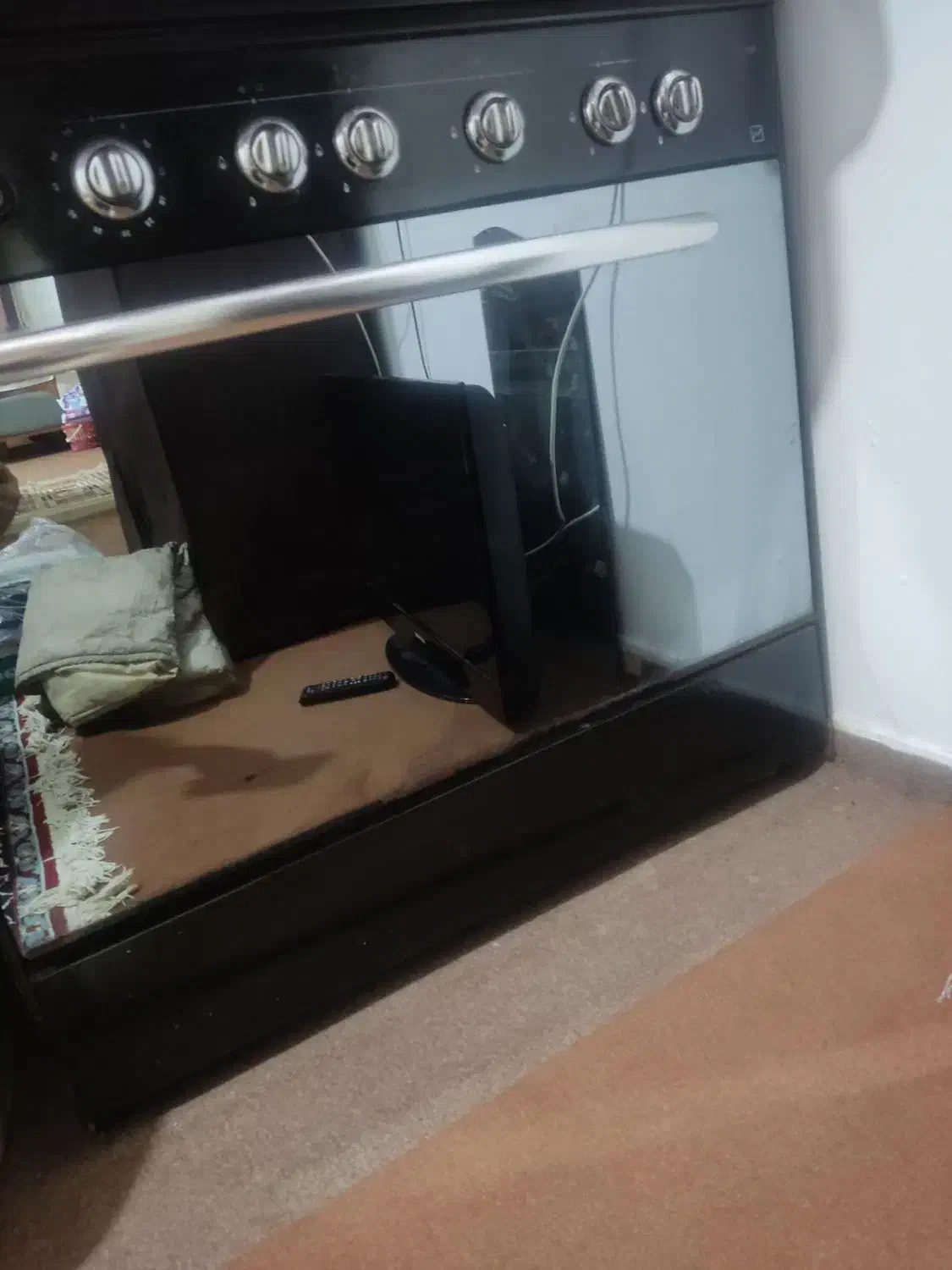 گاز پنج شعله مشکی|اجاق گاز و لوازم برقی پخت‌وپز|گرگان, |دیوار