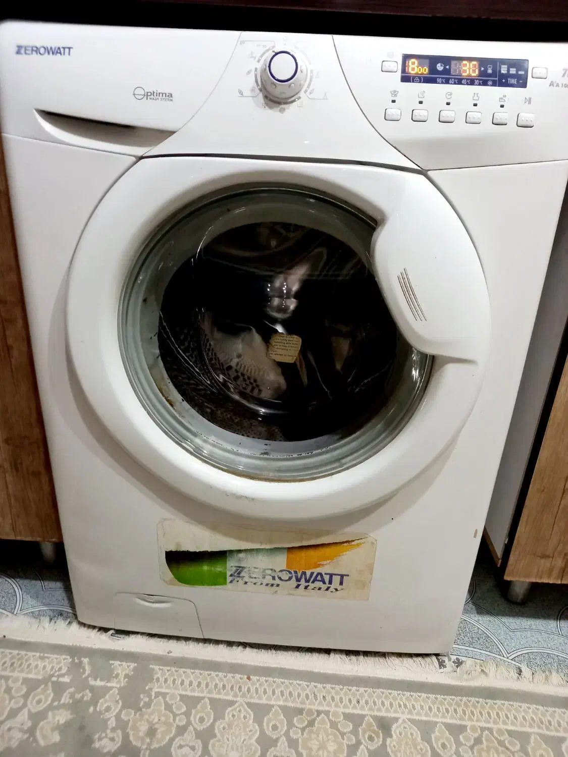 لباسشویی تمام اتومات زیروات ایتالیایی|ماشین لباسشویی و خشک‌کن لباس|باوی, |دیوار