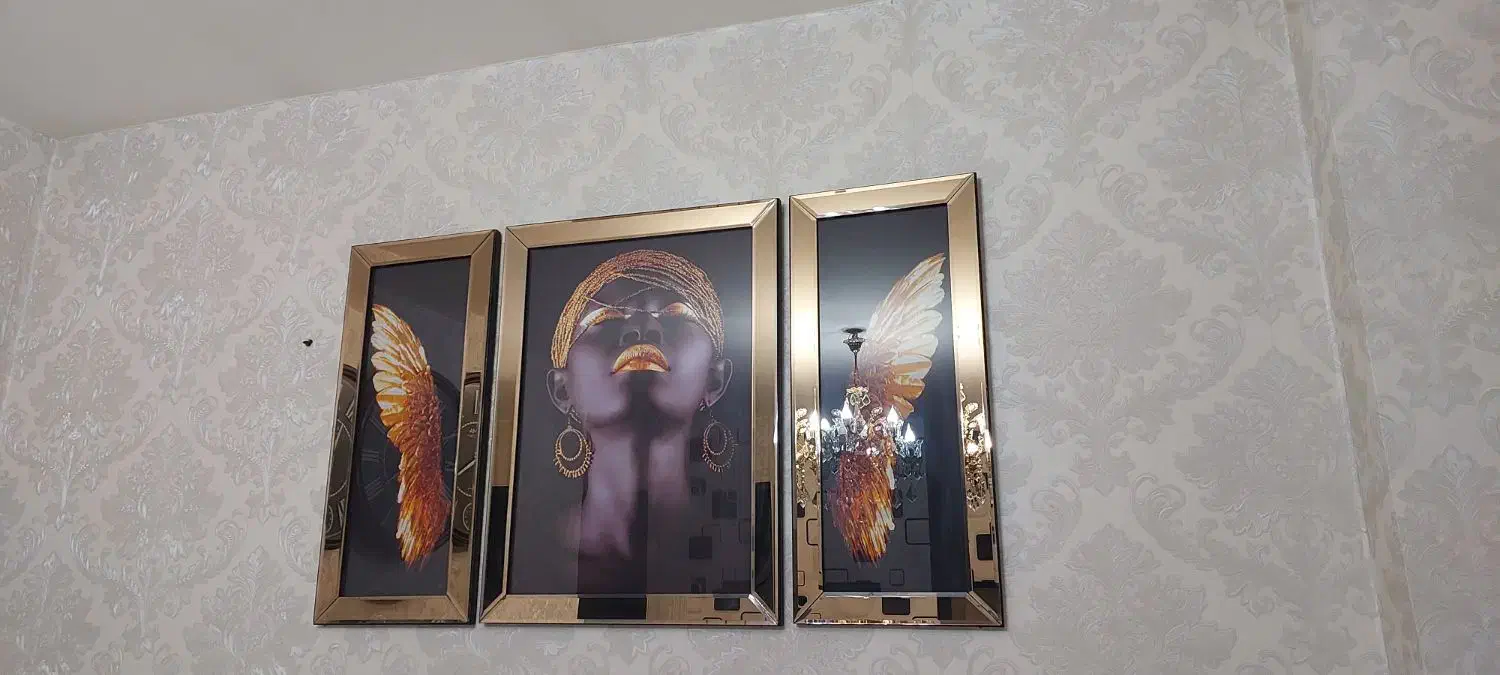 تابلوی زیبای چهره|تابلو، نقاشی، عکس|قروه, |دیوار