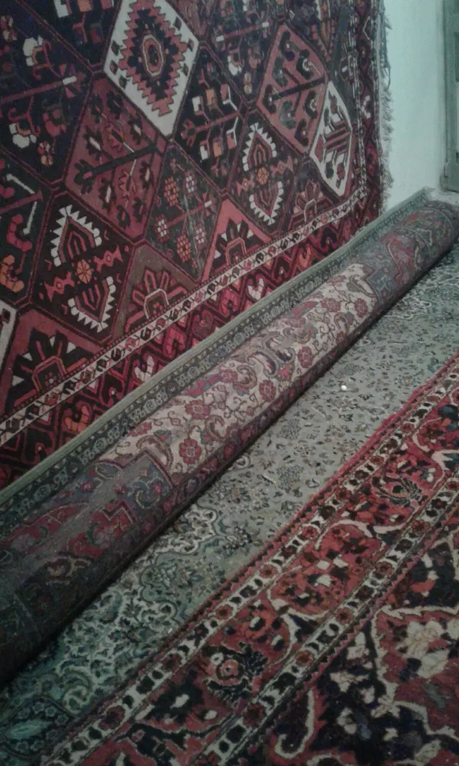 سه تخته فرش بختیاری پانزده تومن|فرش|فولادشهر, فولادشهر|دیوار