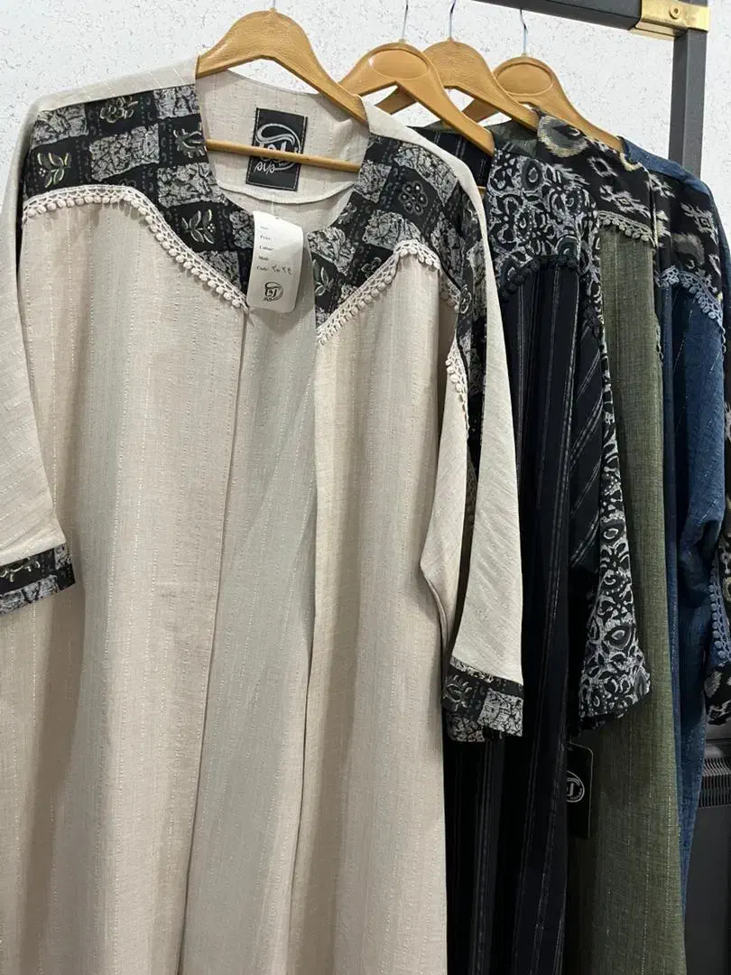 مانتو بلند نخی ،کنار چاک ،جلو باز|لباس|دزفول, |دیوار