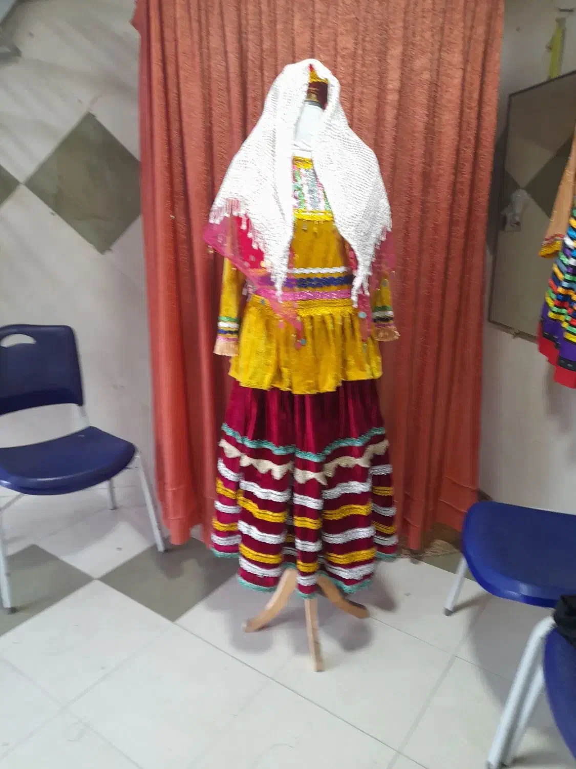 لباس محلی گیلان|لباس|رشت, پیرکلاچای|دیوار