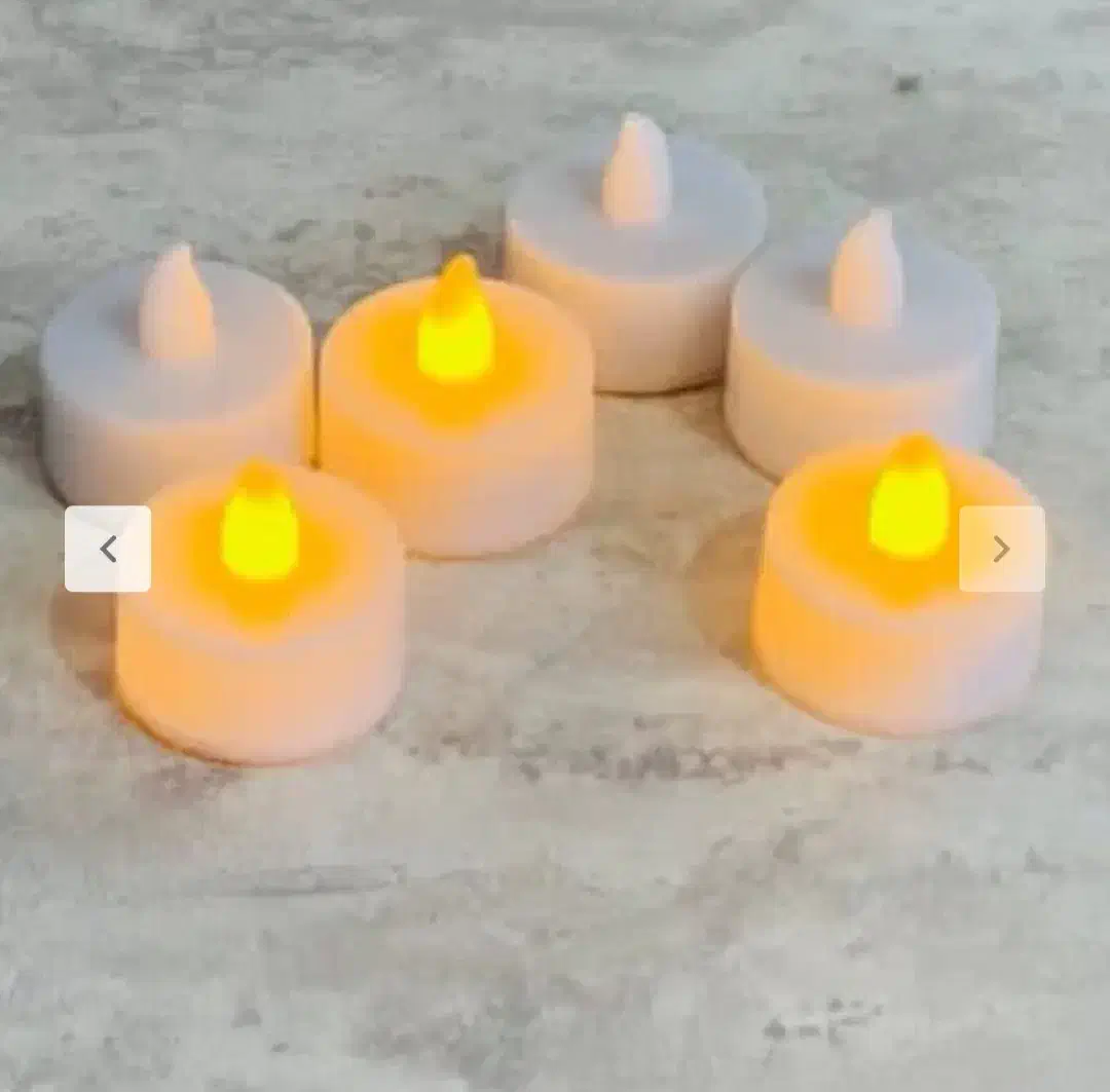 شمع ال ای دی باطری خور وارمری|ریسه و چراغ تزئینی|کاشان, امیرکبیر|دیوار