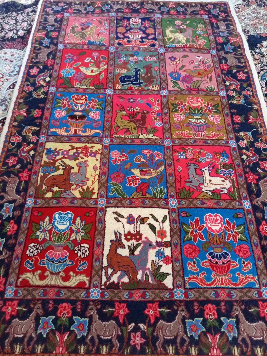 فرش دستباف نو|فرش|کرمانشاه, |دیوار