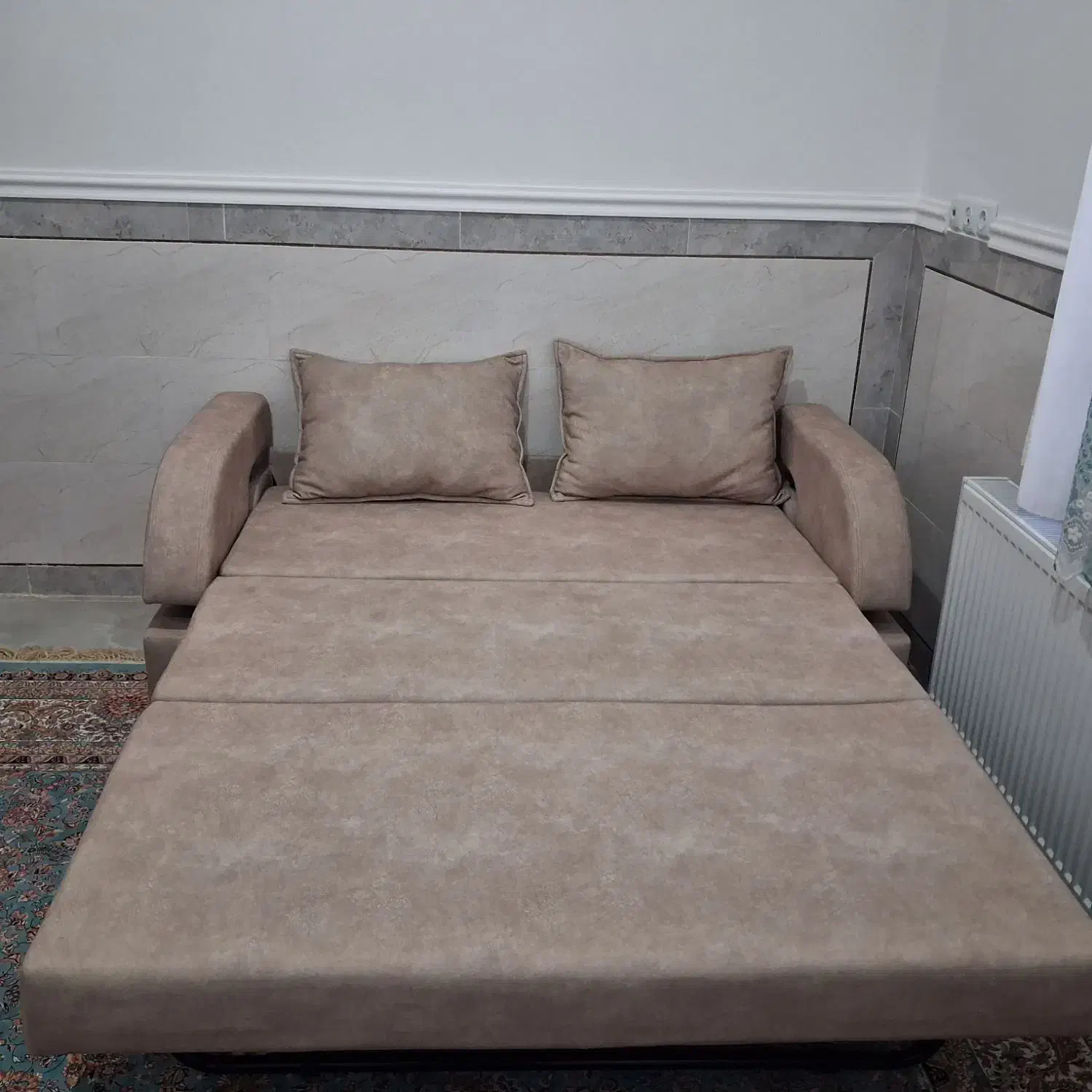 مبل تخت شو،عرض ۱۸۰|تخت و سرویس خواب|راور, |دیوار