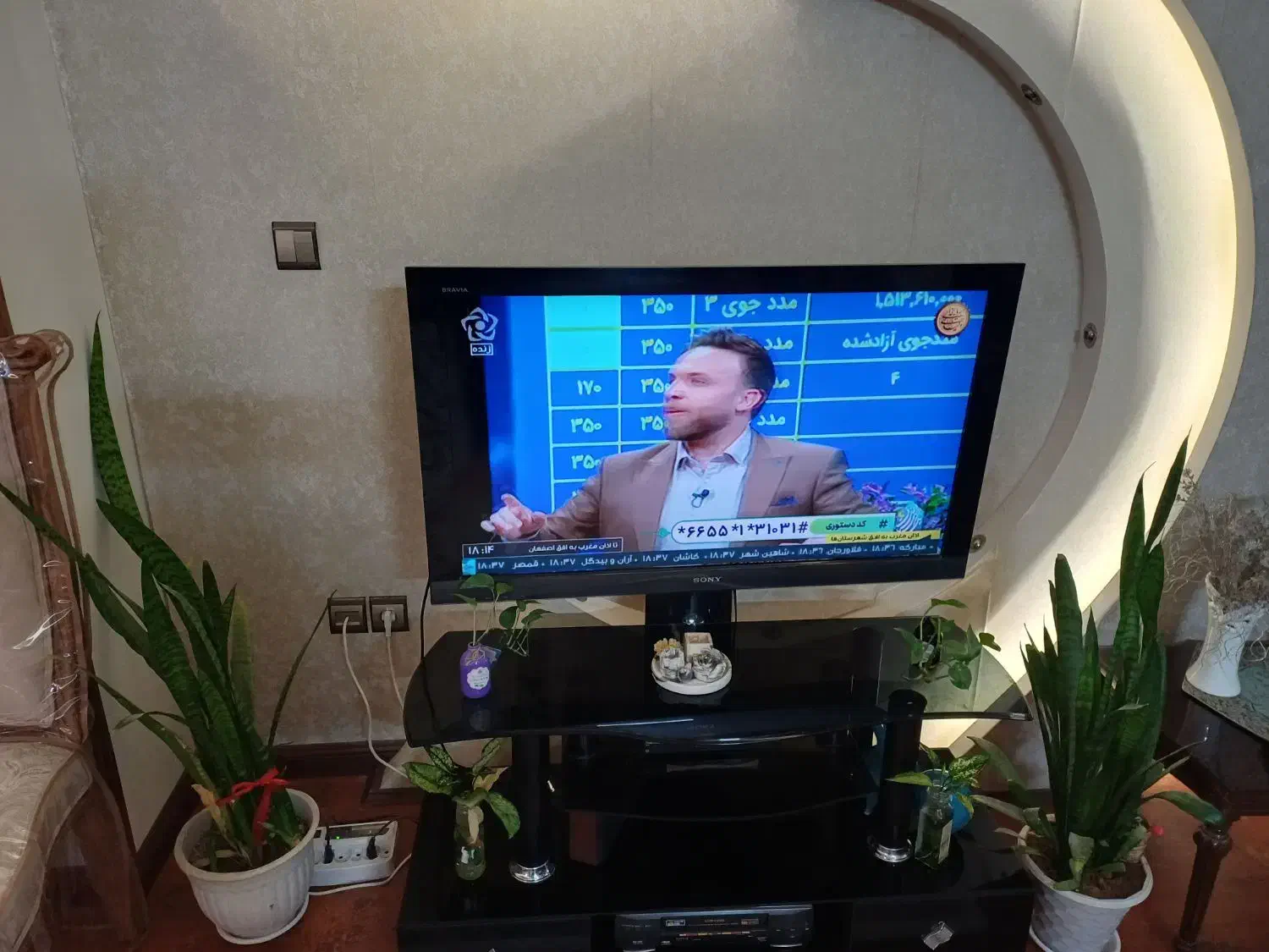 Lcd سونی براویا ۴۰ اینچ|تلویزیون و پروژکتور|اصفهان, دشتستان|دیوار