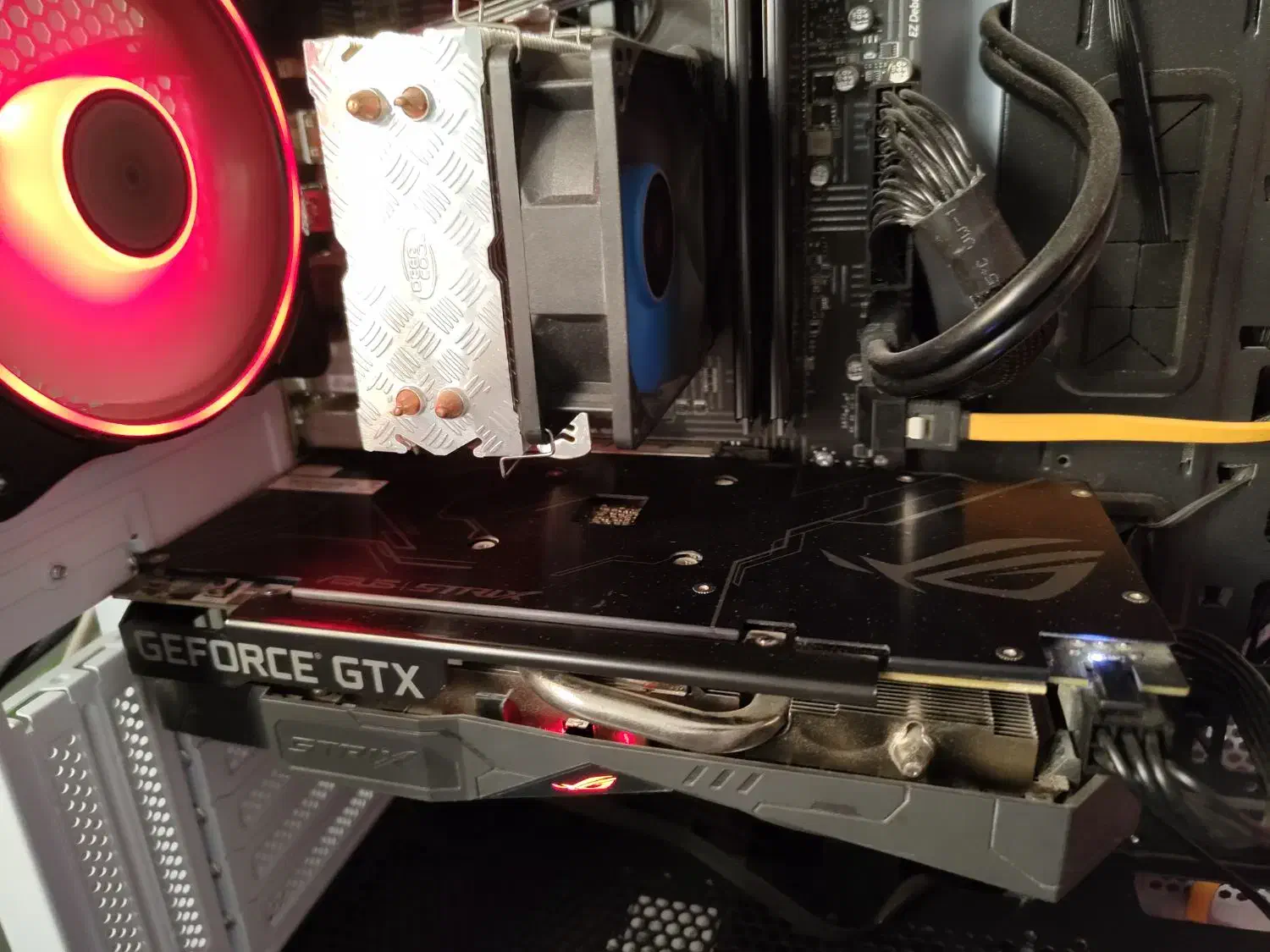 کارت گرافیک ایسوس 1650gtx سری ROG همراه با جعبه|قطعات و لوازم جانبی رایانه|همدان, |دیوار