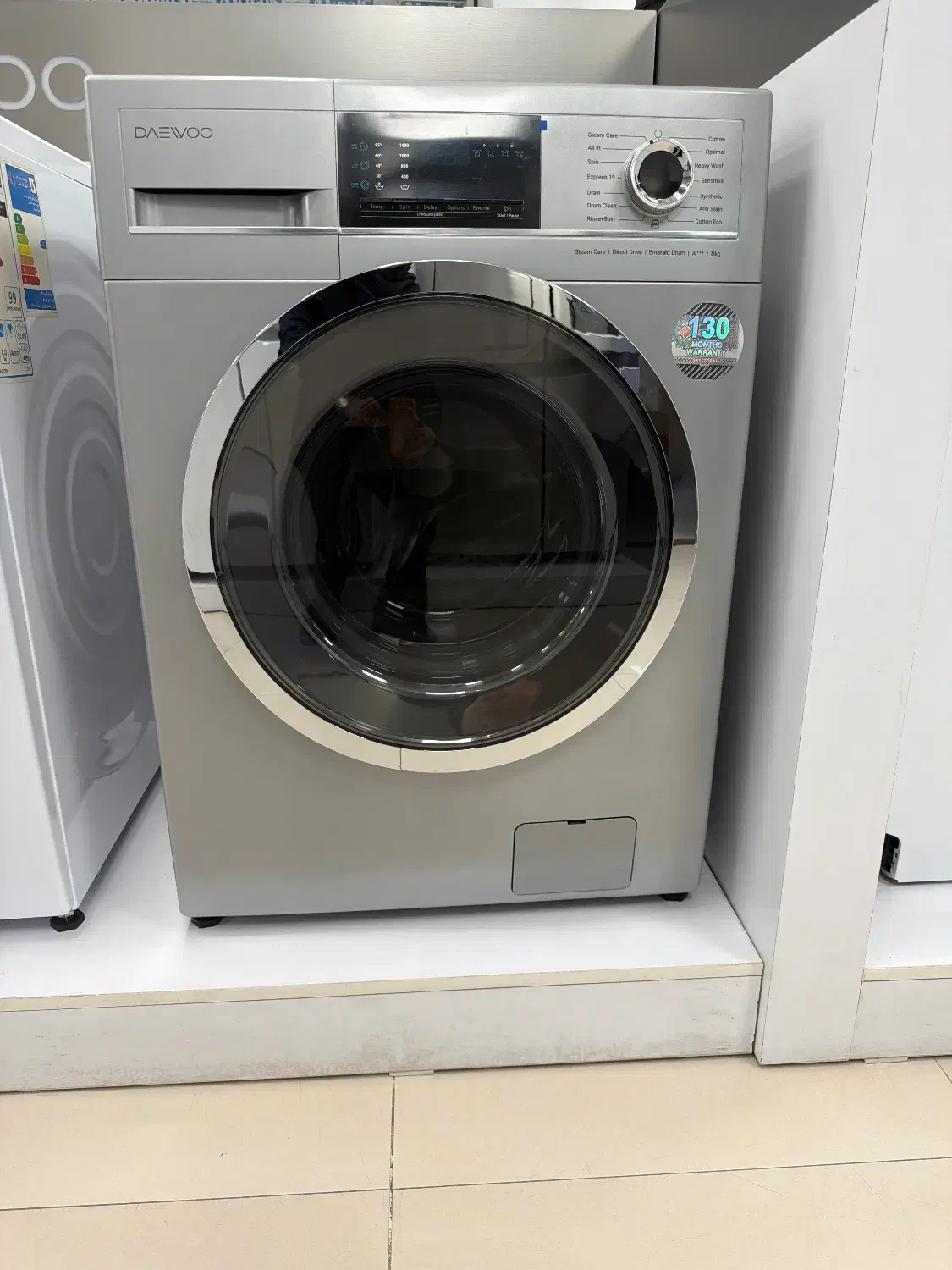 لباسشویی دوو کاریزما 8 کیلویی نقره ایLM-840S|ماشین لباسشویی و خشک‌کن لباس|کرمانشاه, |دیوار