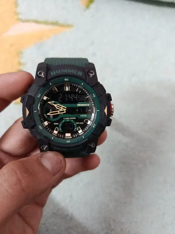 ساعت هامر ضد آب تایمر تقویم با ضمانت|ساعت|کلاله, |دیوار