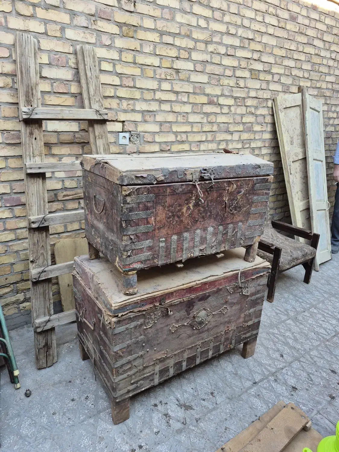 ۲ عدد صندوق عتیقه|کلکسیون اشیاء عتیقه|یزد, |دیوار