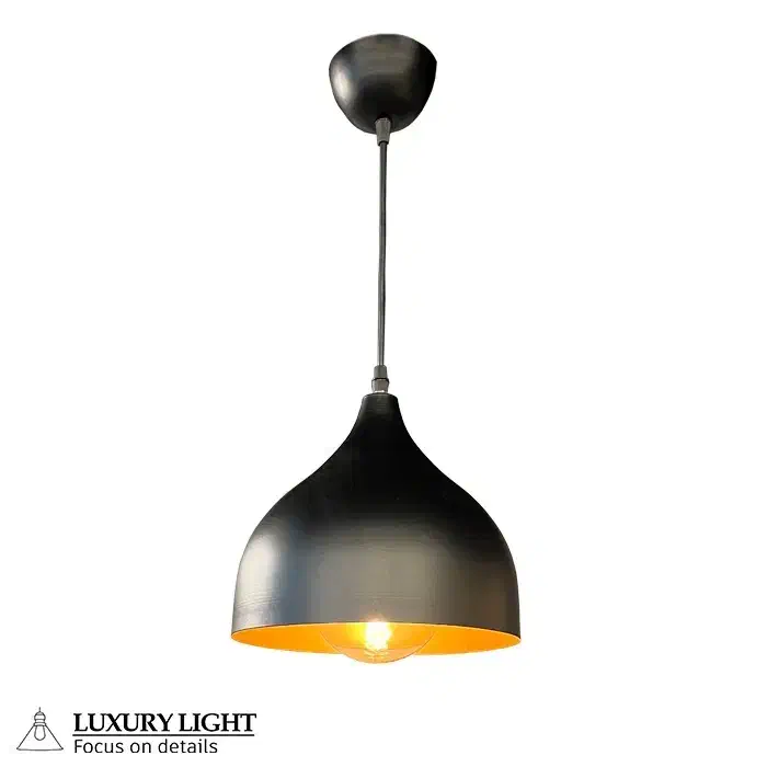 لوستر فلزی مشکی|لوستر و چراغ آویز|بندر انزلی, صابرحنان|دیوار