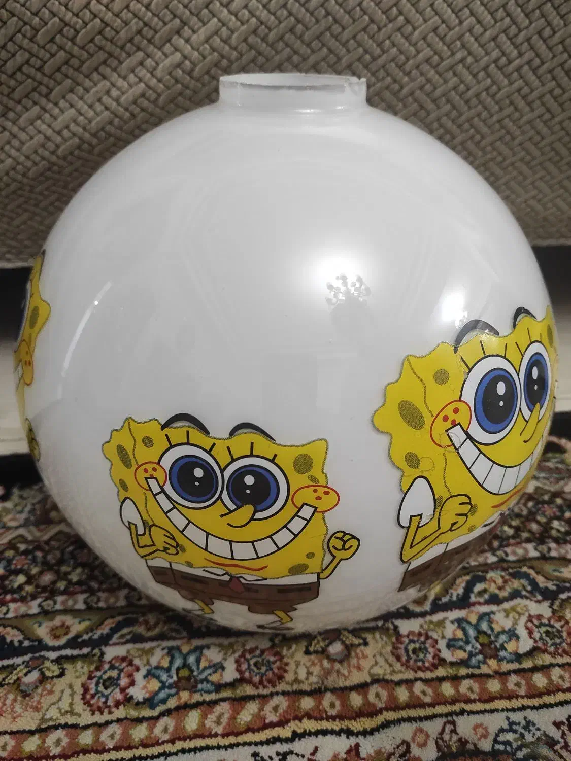 حباب شیشه ای لوستر|لوستر و چراغ آویز|تبریز, |دیوار