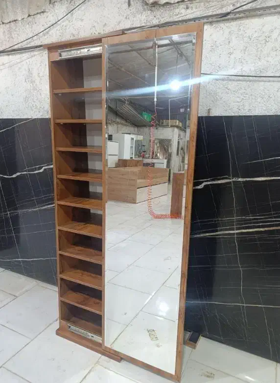 جا کفشی آینه قدی ریلی|جاکفشی، کمد، دراور|ایلام, |دیوار