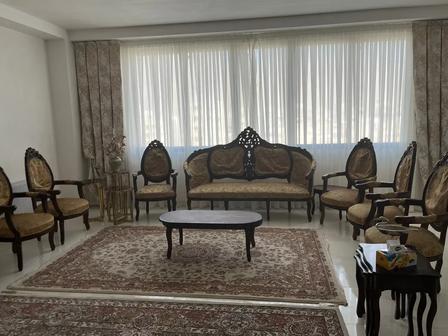 مبل استیل نه نفره فروش فوری|مبلمان خانگی و میز عسلی|کرمانشاه, |دیوار