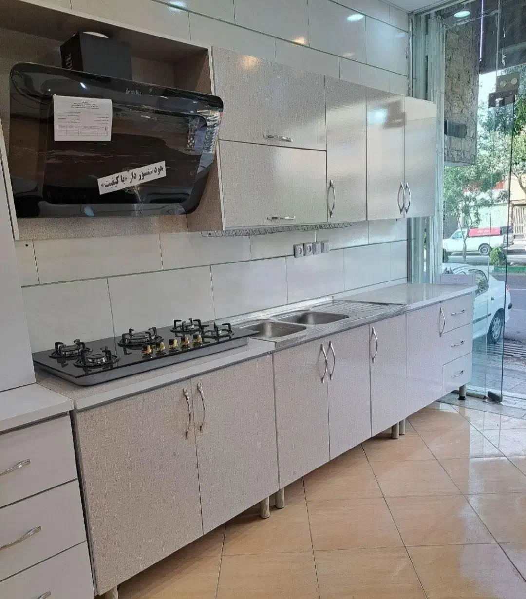 کابینت فول براق و مات آماده کد ۷۷۰۰۰ a|مصالح و تجهیزات ساختمان|آستانه اشرفیه, |دیوار