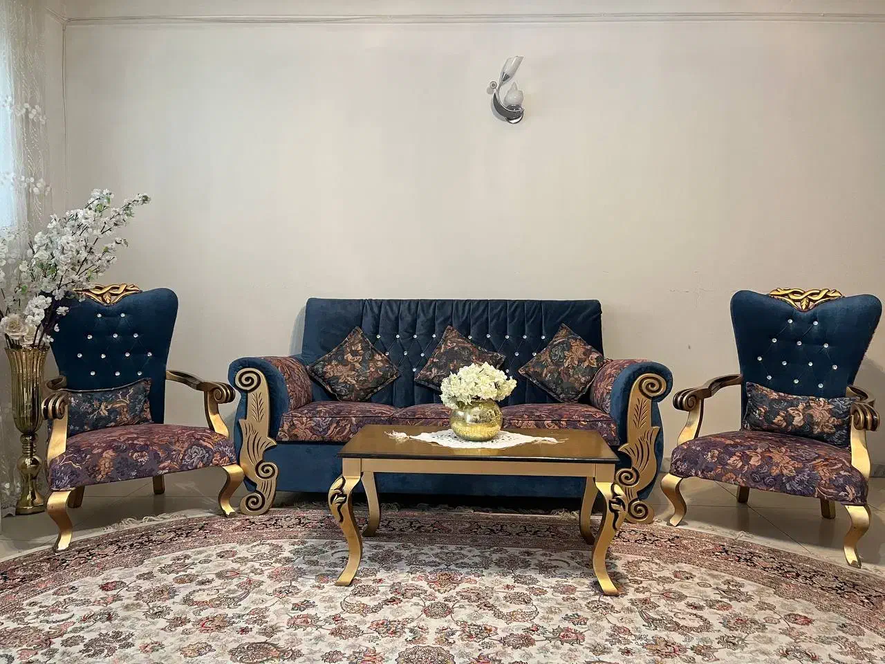 مبل ۷ نفره|مبلمان خانگی و میز عسلی|رشت, بلوار گیلان|دیوار