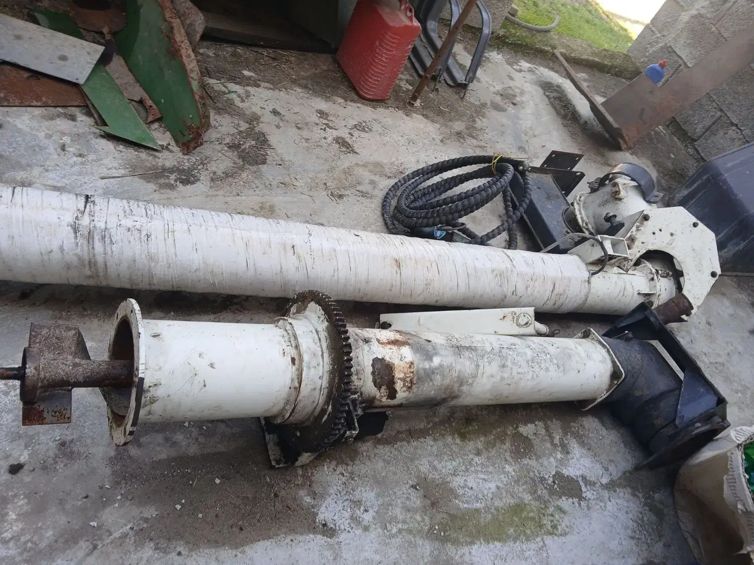 لوله بلند کمباین زنجیری|ماشین‌آلات صنعتی|سورک, |دیوار