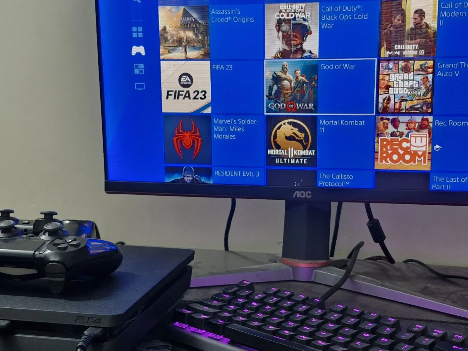 ps4 slim|کنسول، بازی ویدئویی و آنلاین|خرم‌آباد, |دیوار