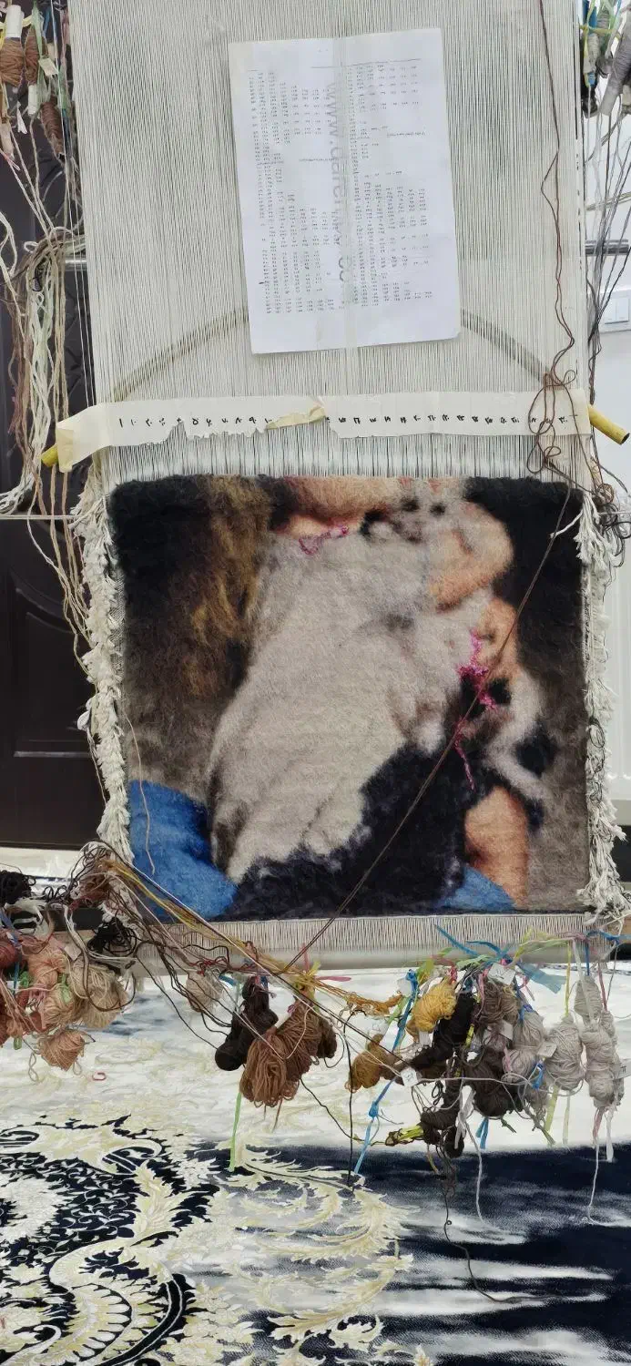 تابلو فرش دستباف|تابلو فرش|فریمان, |دیوار