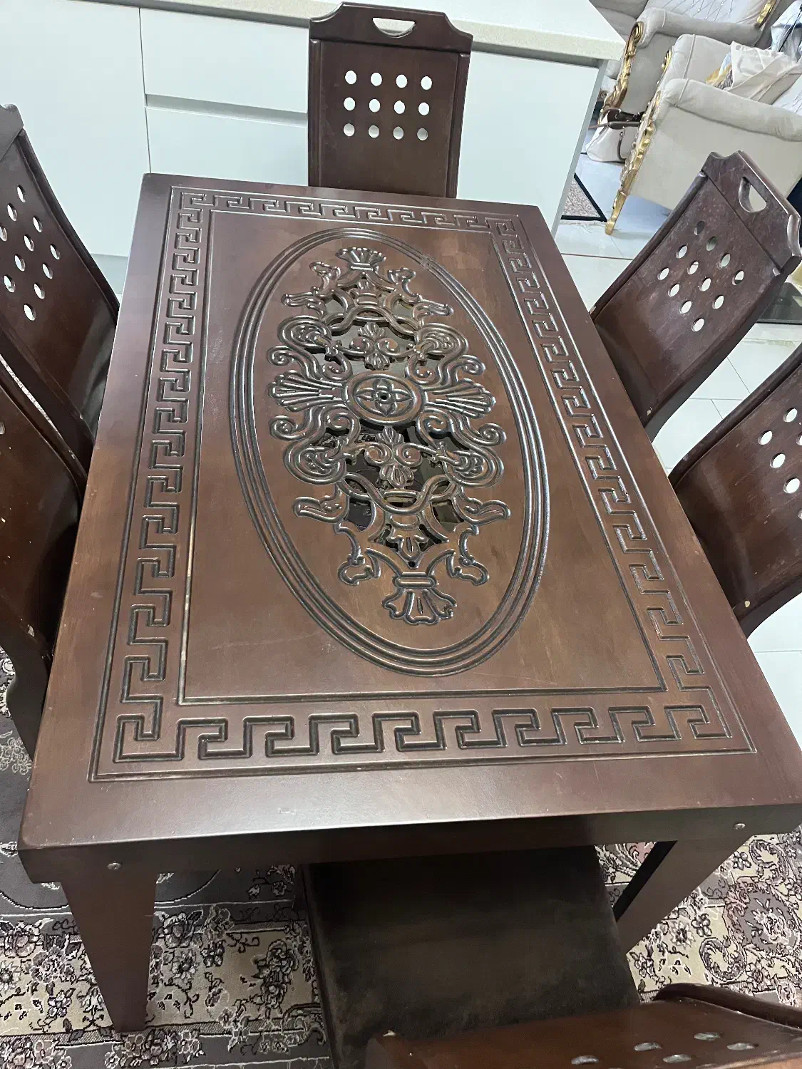 میز ناهار خوری|میز و صندلی غذاخوری|ری, جوانمرد قصاب|دیوار