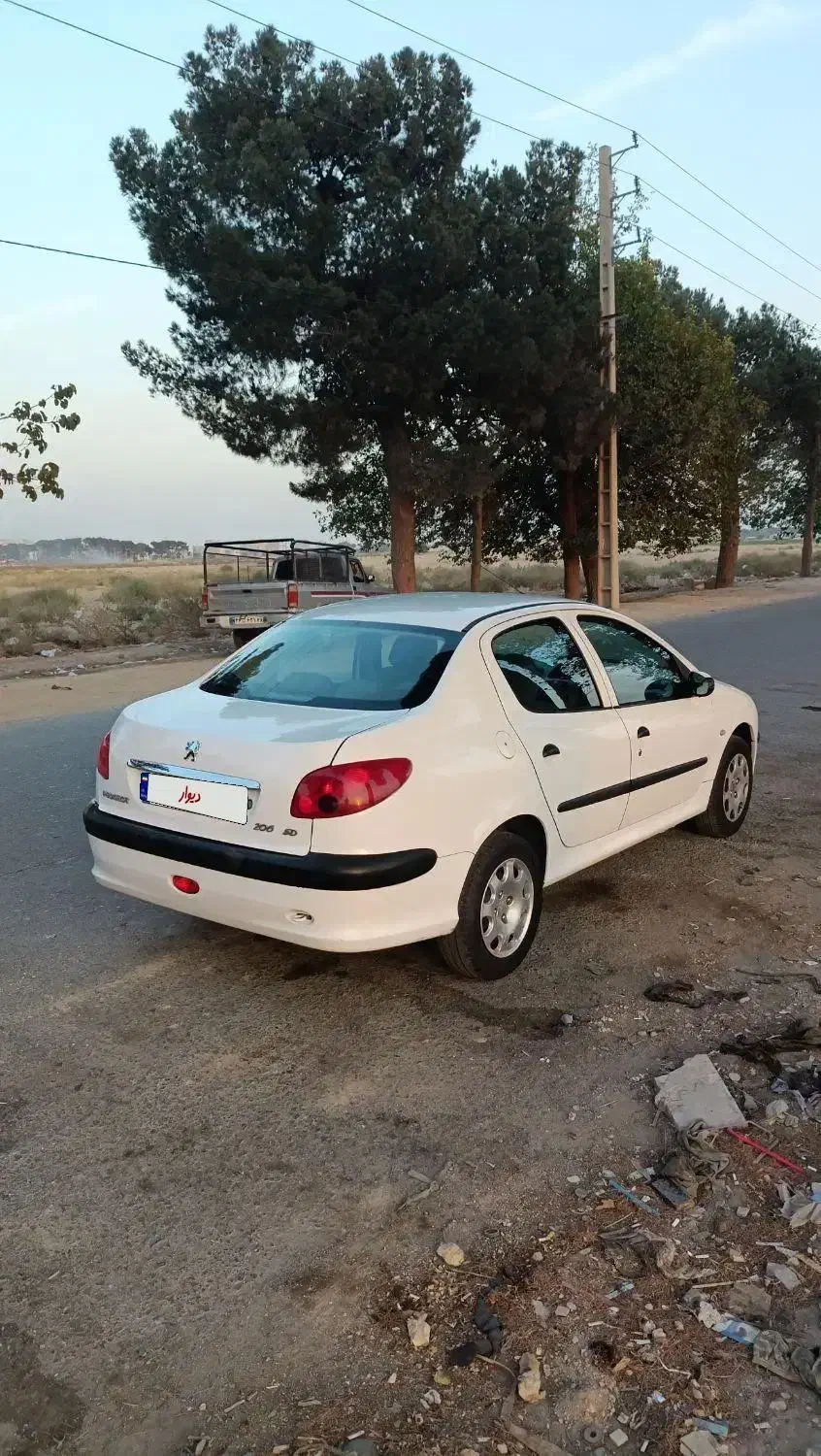 206 sd v8|خودرو سواری و وانت|نسیم‌شهر, |دیوار