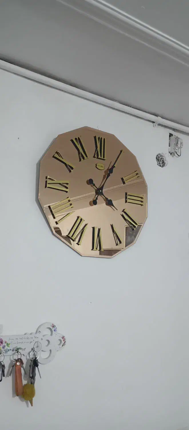 ساعت آینه ای دیواری|ساعت دیواری و تزئینی|سبزوار, امیر کبیر|دیوار