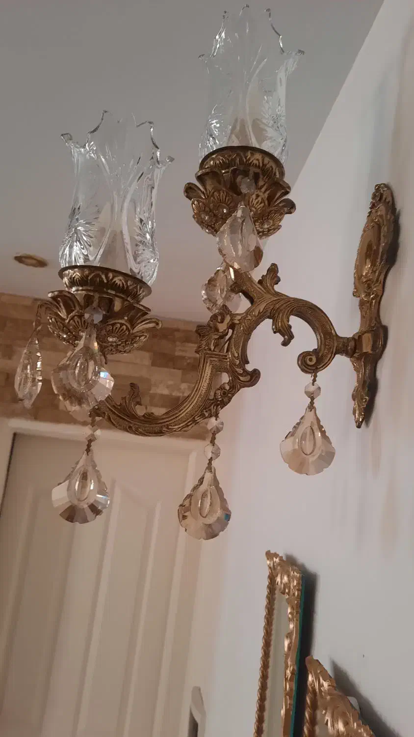 دیوارکوب برنز|لوستر و چراغ آویز|شهریار, شهرک وائین|دیوار