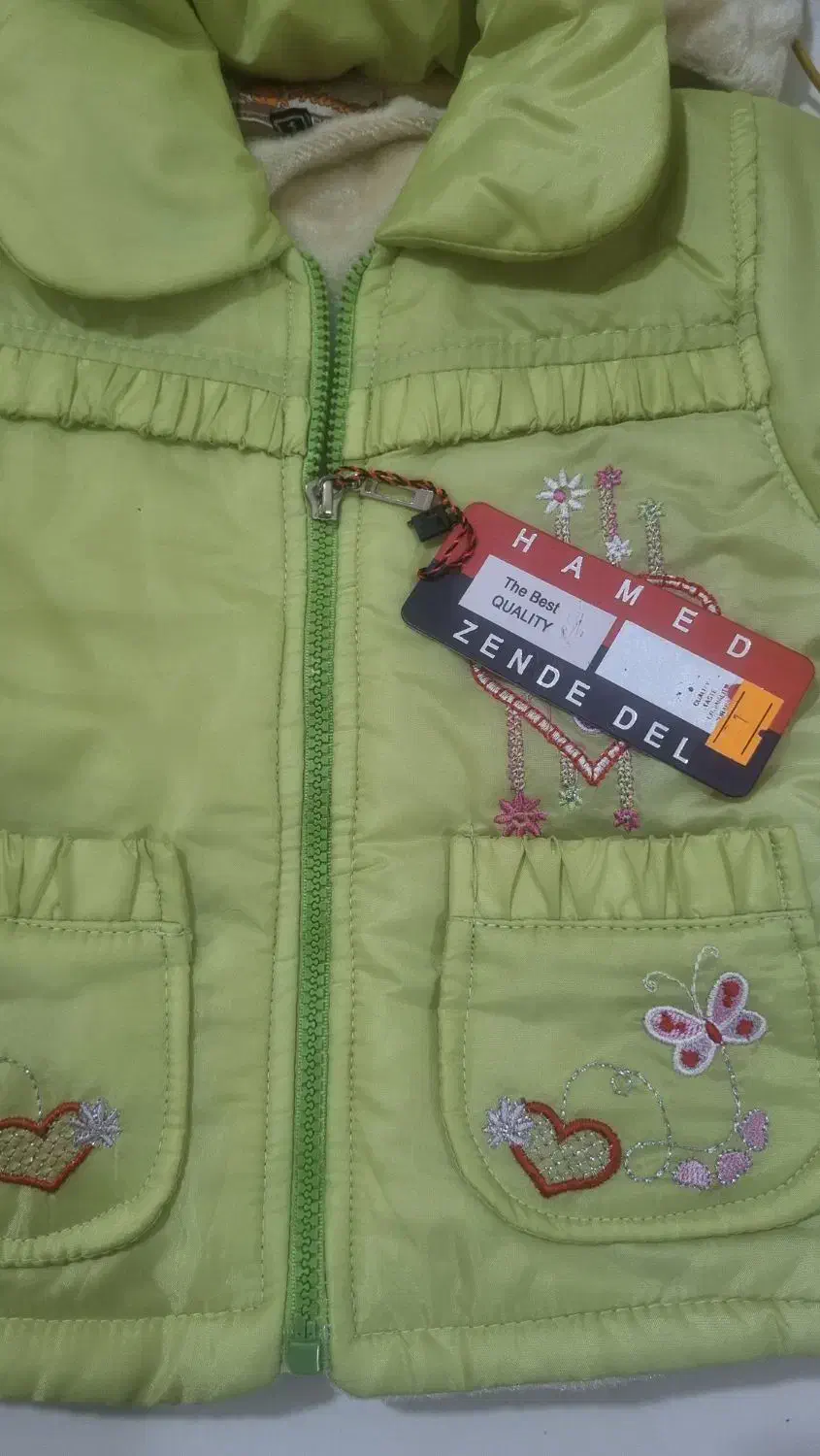 کاپشن بچگانه سایز ۱ و سایز ۲ نو نو ارزان|کفش و لباس بچه|اسلامآباد غرب, |دیوار