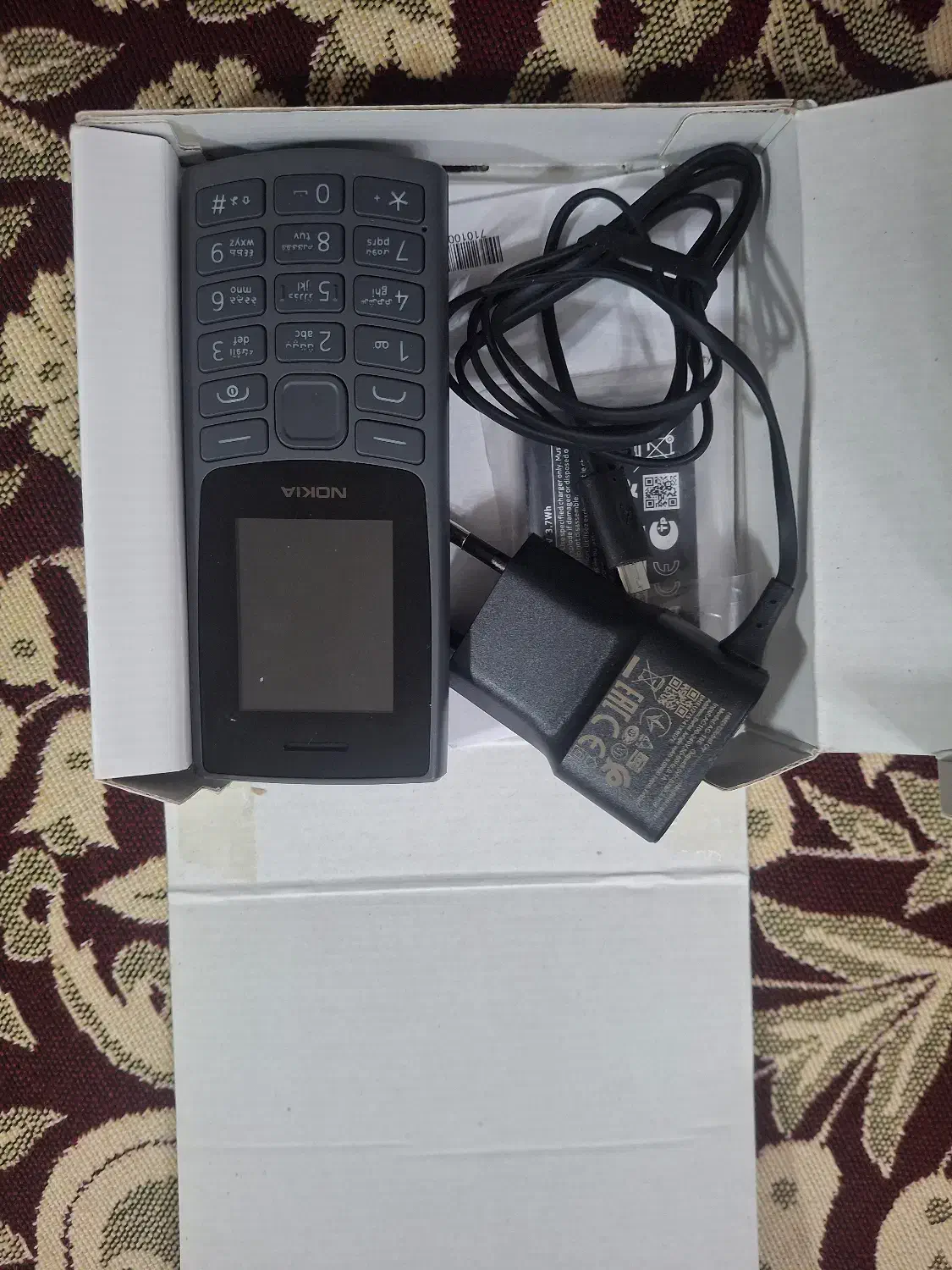 موبایل نوکیا ۱۱۰ ۲۰۲۳ رنگ زغالی|موبایل|رشت, پاستوریزه|دیوار