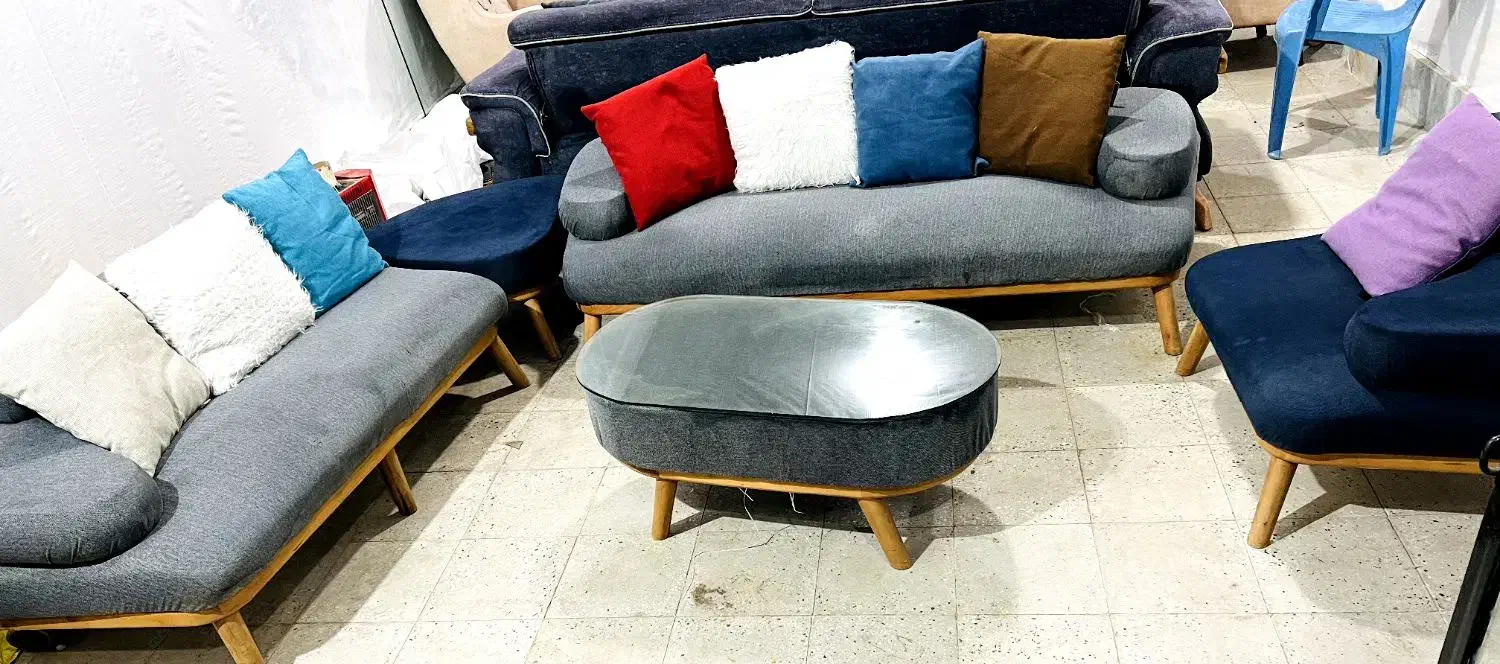 مبل سنگی ۷ نفره با میز|مبلمان خانگی و میز عسلی|پاکدشت, حصار امیر|دیوار