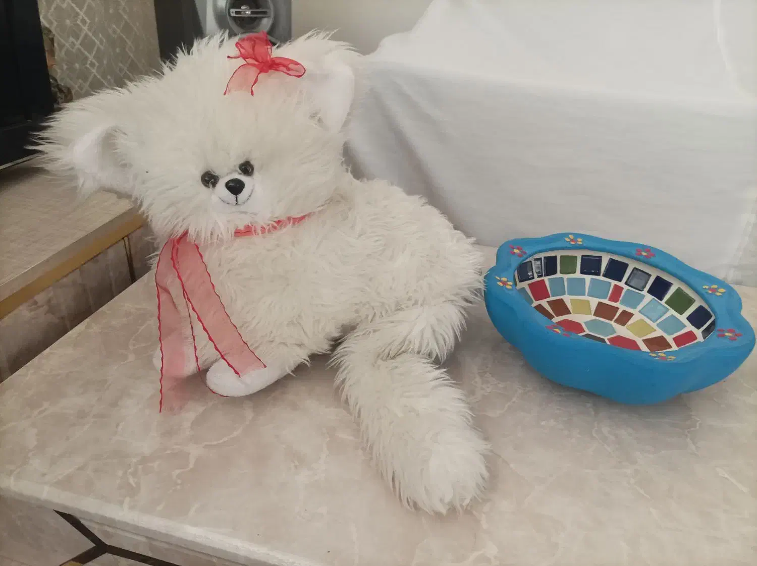 گربه سفید در حد نو فقط ۲۵۰هزار تومن|اسباب‌‌بازی|قزوین, |دیوار