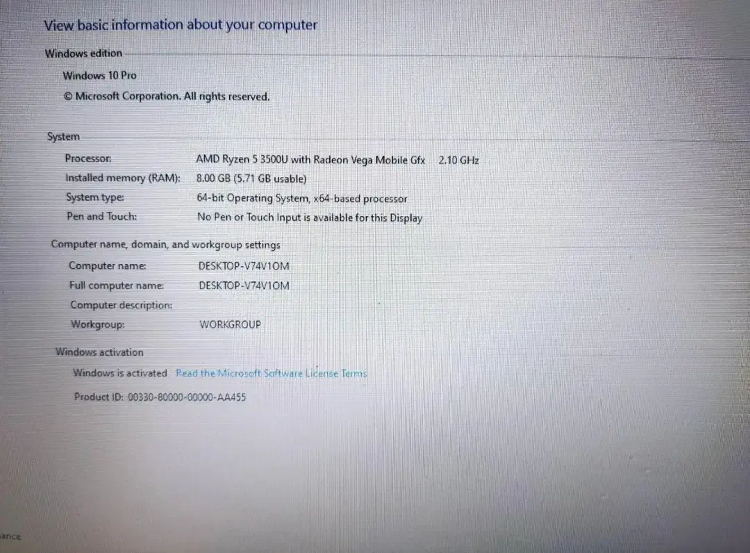 لنوو V15|رایانه همراه|بروجن, |دیوار