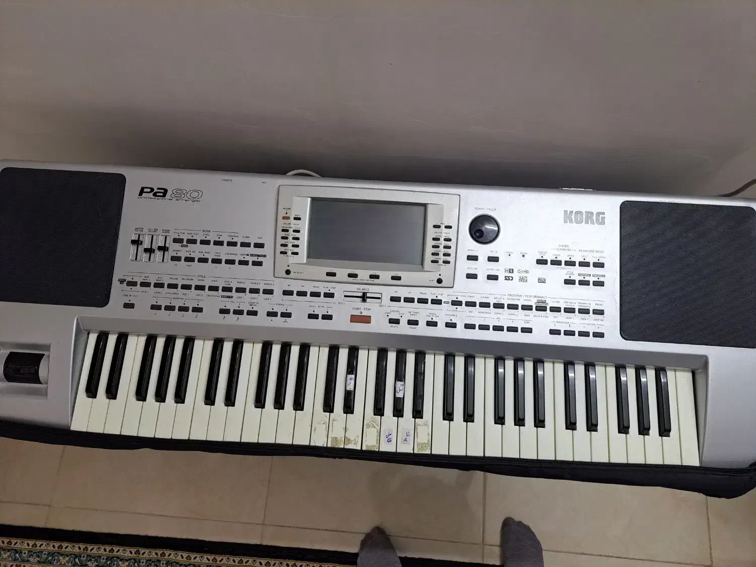 ارگ PA80|پیانو، کیبورد، آکاردئون|شاهرود, |دیوار