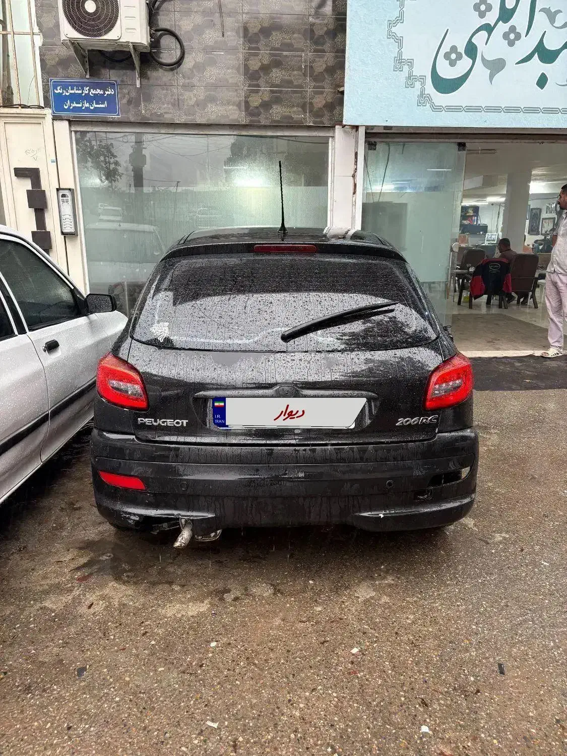 پژو 206 مدل 82 مشکی|خودرو سواری و وانت|ساری, |دیوار