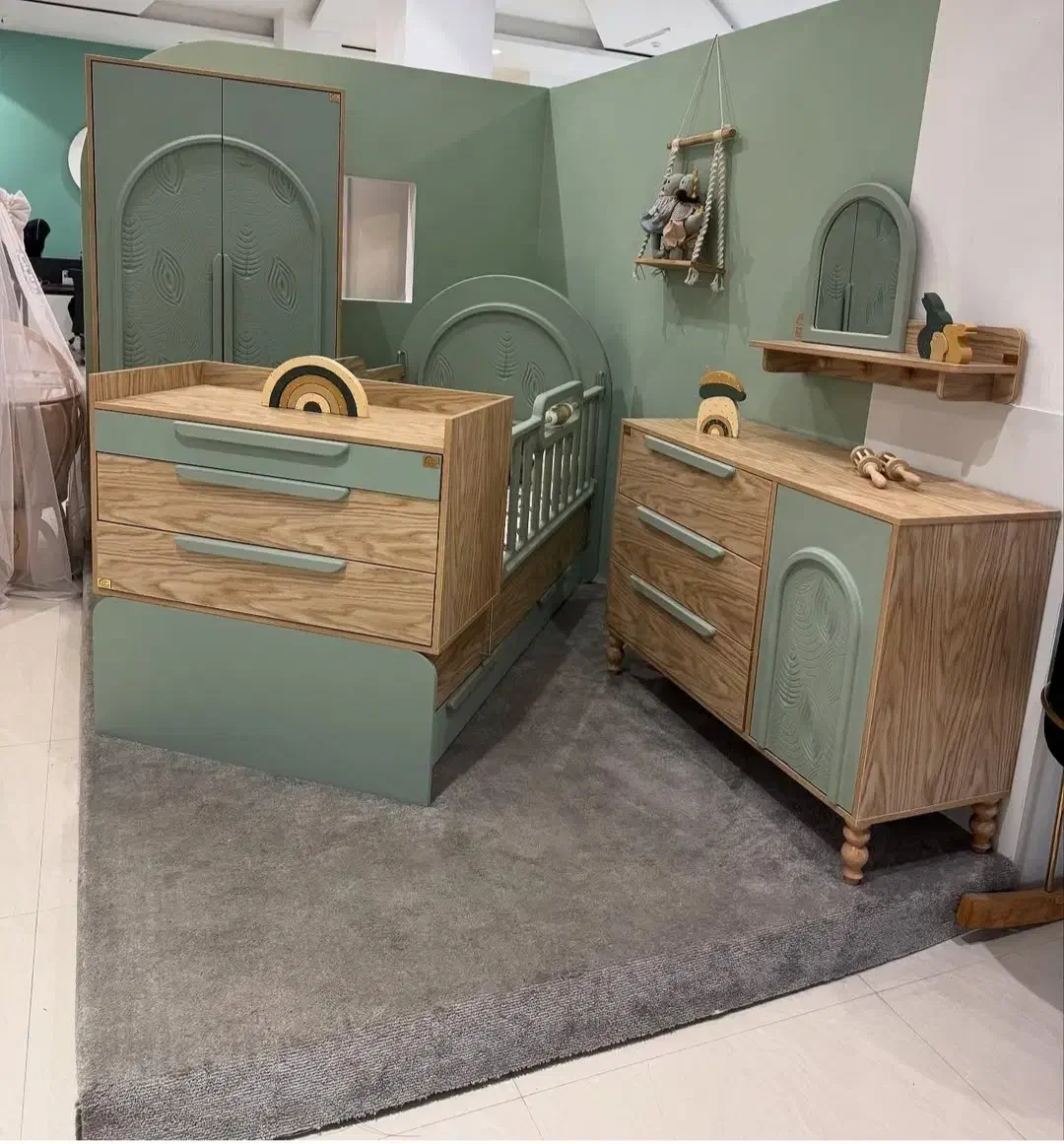 تخت کودک نوجوان شکیل(تخت نوزاد)|تخت و سرویس خواب|شیراز, سلطان آباد|دیوار