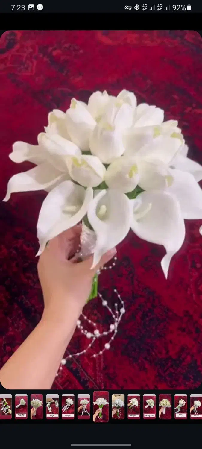 دسته گل عروس|گل مصنوعی|بجنورد, |دیوار