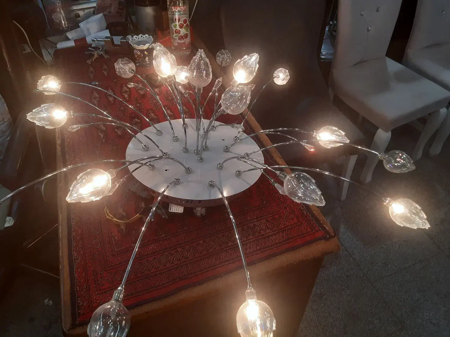 لوستر سقوی فانتزی شورانی خوب فروش|لوستر و چراغ آویز|تبریز, |دیوار