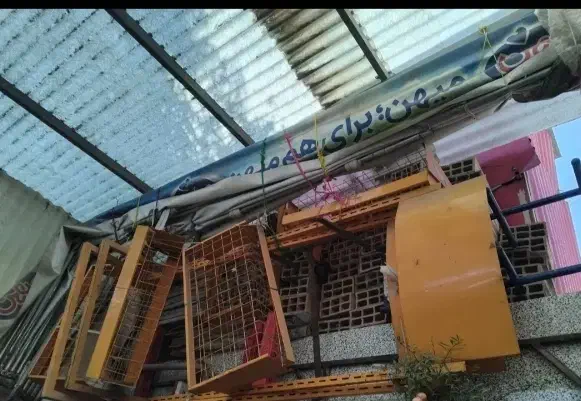 فروش فوری پالت چوبی ۵۰تومن و پایه کولر|حراج|نظرآباد, رسالت|دیوار