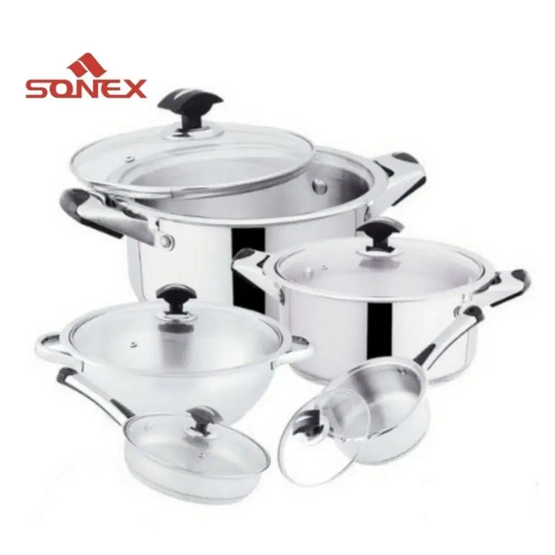 قابلمه سرویسی ۱۰ تیکه استیل ساخت|ظروف پخت‌وپز|چابهار, |دیوار