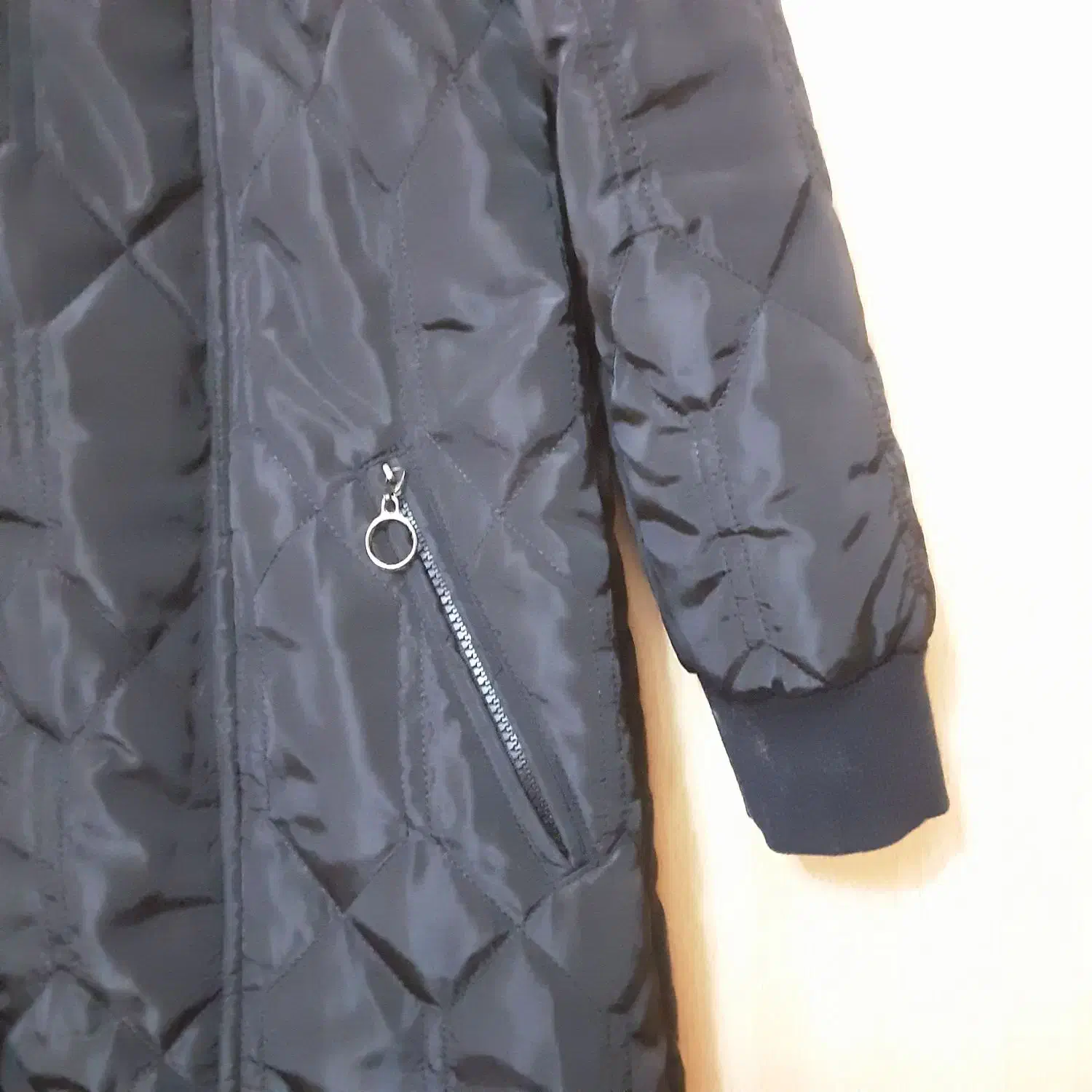 کاپشن بلند زنانه مشکی|لباس|رشت, معلم|دیوار