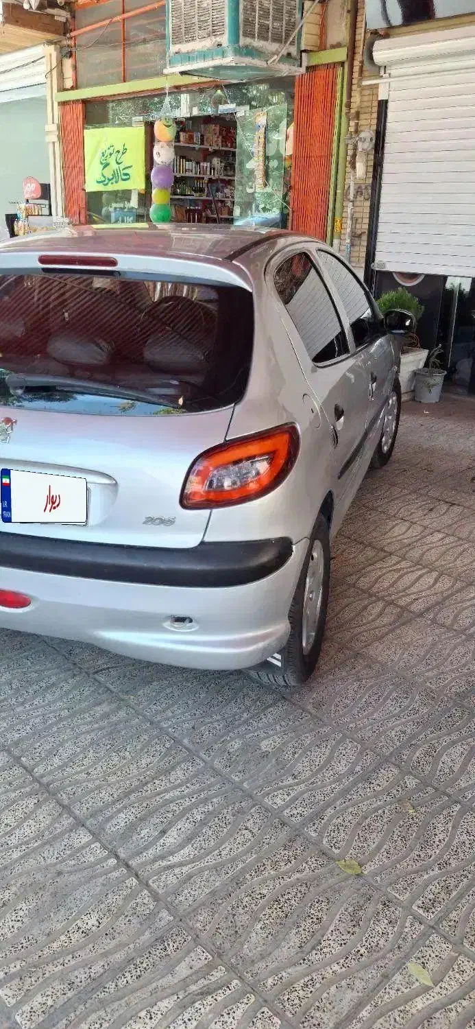 206 تیپ2 مدل 87|خودرو سواری و وانت|آباده, |دیوار