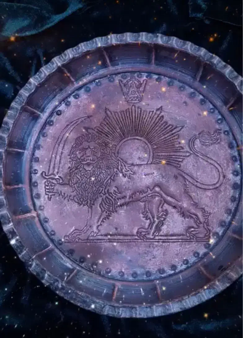 بشقاب مسی لب کنگره قلمزنی|کلکسیون اشیاء عتیقه|تهران, استخر|دیوار